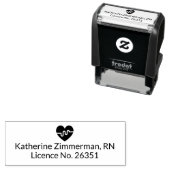 Tampon Auto-encreur Infirmière professionnelle (En situation)