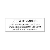 Tampon Auto-encreur Informations d'adresse simple (Design)