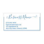 Tampon Auto-encreur Informations métiers personnalisables (Design)