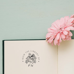 Tampon Auto-encreur Initiales Personnalisées Du Livre Dessinées À La M