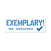 Tampon Auto-encreur Inspirationnel "EXEMPLAIRE !" Timbre en caoutchouc (Design)