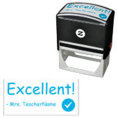 Tampon Auto-encreur Inspirer "Excellent !" Timbre en caoutchouc de l'e (En situation)