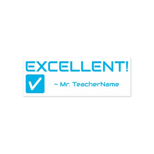 Tampon Auto-encreur Inspirer "EXCELLENT !" Timbre en caoutchouc de l'e (Design)