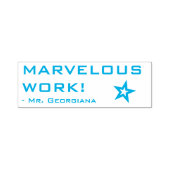 Tampon Auto-encreur Inspirer "MARVELOUS WORK !" Timbre en caoutchouc d (Design)