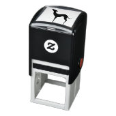 Tampon Auto-encreur Italien Greyhound Whippet Chien Silhouette Élégant (Produit)