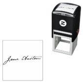 Tampon Auto-encreur Jane Austen Signature (En situation)