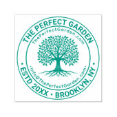 Tampon Auto-encreur Jardinage Paysage Entreprise, URL de l'emplacement (Design)