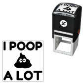 Tampon Auto-encreur Je Pose Beaucoup (En situation)