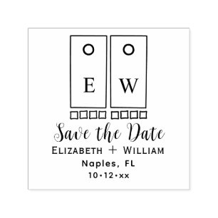 Tampon Auto-encreur Jeu et sacs de chasse de Cornhole Sporty Enregistr