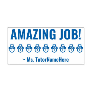 Tampon Auto-encreur "JOB EXTRAORDINAIRE !" Timbre en caoutchouc de l'e