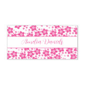 Tampon Auto-encreur Joli timbre de nom floral (Design)
