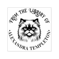 Joli visage de chat himalayen Nom du livre de bibl