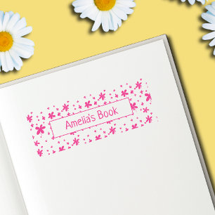 Tampon Auto-encreur Jolie petite tasse de beurre Ce livre appartient à