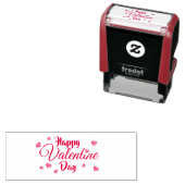 Tampon Auto-encreur Joyeuse Saint Valentin (En situation)