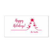 Tampon Auto-encreur Joyeuses fêtes (Design)