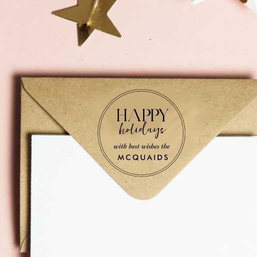 Tampon Auto-encreur Joyeuses fêtes de famille