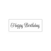 Tampon Auto-encreur Joyeux Modèle de texte de script d'anniversaire (Design)