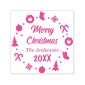 Tampon Auto-encreur Joyeux Noël (Design)