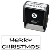 Tampon Auto-encreur Joyeux Noël (En situation)