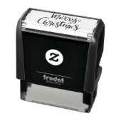 Tampon Auto-encreur Joyeux Noël Décontracté manuscrit (Produit)
