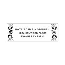 Joyeux Noël moderne Script retour Adresse