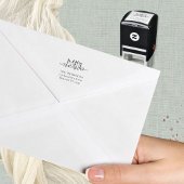 Tampon Auto-encreur Joyeux Noël Script Nom et adresse de retour