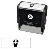 Tampon Auto-encreur Joyeux Panda (En situation)