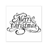Tampon Auto-encreur Joyeux script de Noël (Design)