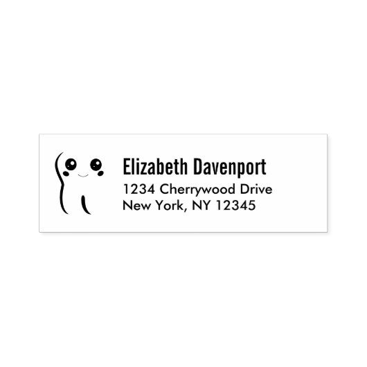 Tampon Auto-encreur Joyeux sourire Dental Tooth Cute (Design)