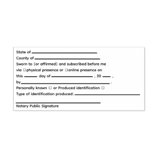 Tampon Auto-encreur Jurat notaire standard