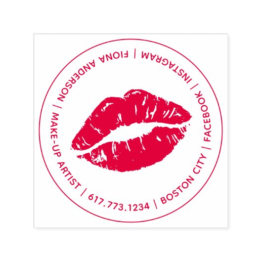 Tampon Auto-encreur Kiss Lip Make-up Artist (Design)