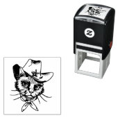 Tampon Auto-encreur Kitty Self-inking Stamp (En situation)
