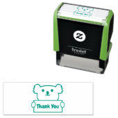 Tampon Auto-encreur Koala avec texte (En situation)
