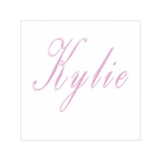 Tampon Auto-encreur Kylie, Nom, Logo, (Design)