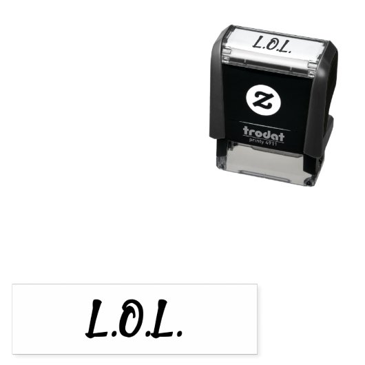 Tampon Auto-encreur L.O.L. Rire Fort (En situation)