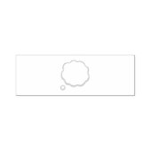 Tampon Auto-encreur La bulle du discours de la pensée - Emoji (Design)