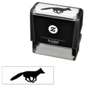 Tampon Auto-encreur La faune de la silhouette du renard (En situation)