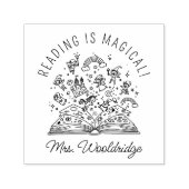 Tampon Auto-encreur La lecture est Magical Enseignant's Class Library  (Design)