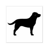 Tampon Auto-encreur Labrador Retriever Chien race Silhouette (Design)