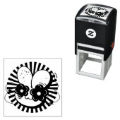 Tampon Auto-encreur Lapin (En situation)