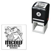 Tampon Auto-encreur Laze Furr Days - Cute Lazy Cats Design (En situation)