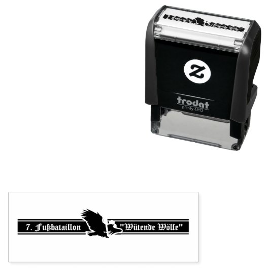 Tampon Auto-encreur Le 7. Fuß (En situation)