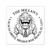 Tampon Auto-encreur Le thème Hilarious de Happy Grand-père (Design)