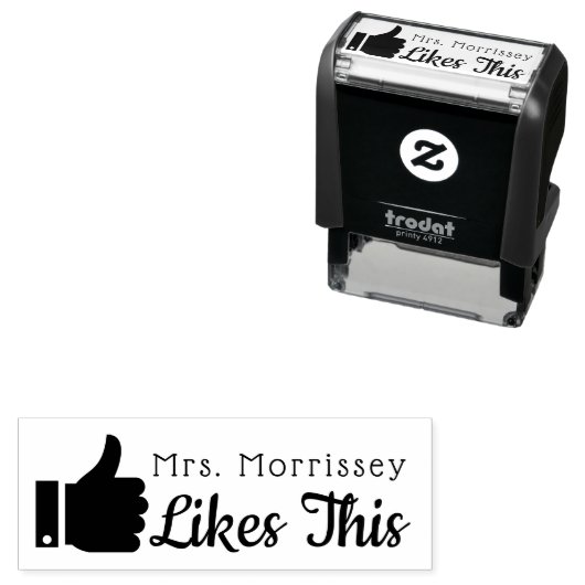 Tampon Auto-encreur Les Enseignants Se Lance Comme Ça (En situation)