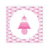 Tampon Auto-encreur Lesbiennes Arbre de Noël arc-en-ciel et présents (Design)