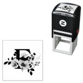 Tampon Auto-encreur Letter F (En situation)