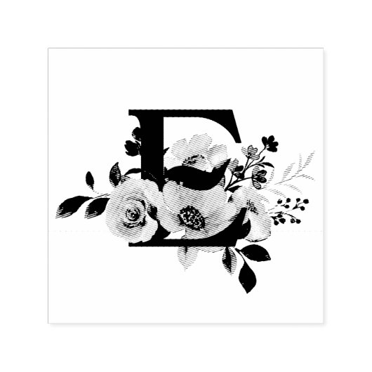 Tampon Auto-encreur Lettre E (Design)