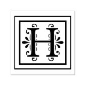 Tampon Auto-encreur Lettre H Monogramme (Design)