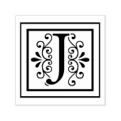 Tampon Auto-encreur Lettre J Monogramme (Design)