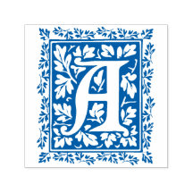 Lettre manuscrite médiévale A Monogramme